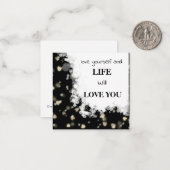 *~ AP62 Vriendelijkheid LIEFDE ZELF Voorwaartse No Notitiekaartje (Voorkant / Achterkant in situ)