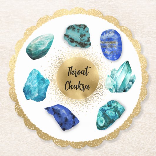 *~* AP64 Emoto Waterkeel Chakra Kartonnen Onderzetters (Voorkant)