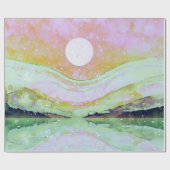 *~* AP67 Pastel Abstracte Kunst Schilderen Natuur Cadeaupapier (Vlak)