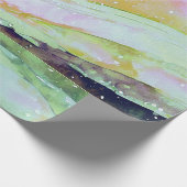 *~* AP67 Pastel Abstracte Kunst Schilderen Natuur Cadeaupapier (Hoek)