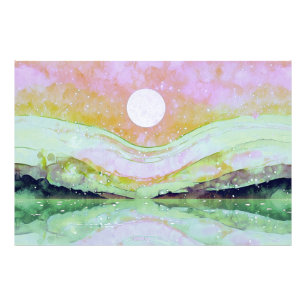 *~* AP67 Pastel Abstracte Kunst Schilderen Natuur Foto Afdruk
