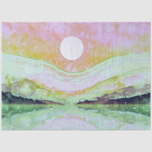 *~* AP67 Pastel Abstracte Kunst Schilderen Natuur Tissuepapier