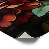 *~* AP68 5:4 Kat Katachtige Poes Kitten Gebrandsch Poster (Hoek)