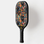 *~* AP68 Floral Whimsical Quirky Cat FOTO 1 Pickleball Paddle (Links)