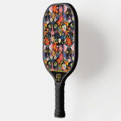 *~* AP68 Floral Whimsical Quirky Cat FOTO 3 Pickleball Paddle (Links)