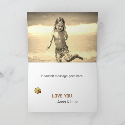 *~* AP72 Foto MAMA BEER Moederdag Kaart (Binnen)