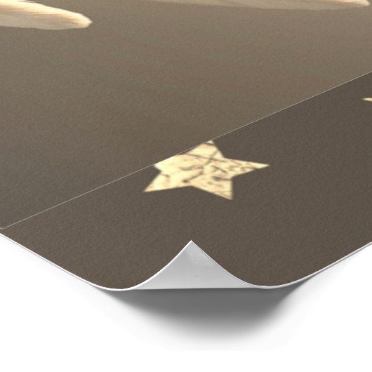 **~* AP78 Hart Engel Vleugels Veer Opal Poster (Hoek)