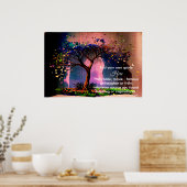 *~* AP81 Artistieke Boom Etherische Kalmerende DIY Poster (Keuken)