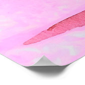 *~* AP81 Moderne Artistieke Etherische Roze Boom Poster (Hoek)