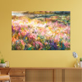 *~* AP84 Etherisch schilderen Bloemen Vijver Lelie Canvas Afdruk (Insitu (Woonkamer))
