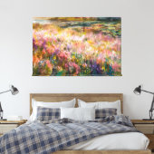 *~* AP84 Etherisch schilderen Bloemen Vijver Lelie Canvas Afdruk (Insitu (Slaapkamer))