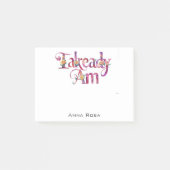 *~* AP85 12 Bloemen Dankbaarheid Manifest AL AM Post-it® Notes (Voorkant)