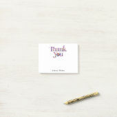 *~* AP85 Bloemen Dank u - Dankbaarheid Manifest Post-it® Notes (Op bureau)