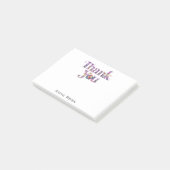 *~* AP85 Bloemen Dank u - Dankbaarheid Manifest Post-it® Notes (Schuin)