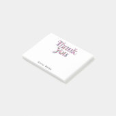 *~* AP85 Bloemen Dank u Dankbaarheid Manifesting Post-it® Notes (Schuin)