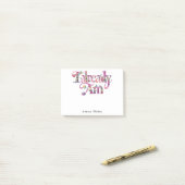 *~* AP85 Bloemen Dankbaarheid Manifest AL AM Post-it® Notes (Op bureau)