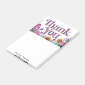 *~* AP85 Dankbaarheid Manifestatie Bloemen Tulpen Post-it® Notes (Schuin)
