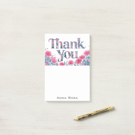 *~* AP85 Dankbaarheidsmanifestatie Post-it® Notes (Op bureau)