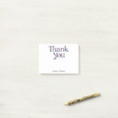 *~* AP85 Floral = Dankbaarheid Manifest Dank u Post-it® Notes (Op bureau)