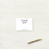 *~* AP85 Floral + Dankjewel Dankbaarheid Manifest Post-it® Notes (Op bureau)