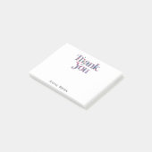 *~* AP85 Floral + Dankjewel Dankbaarheid Manifest Post-it® Notes (Schuin)