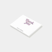 *~* AP85 FloralT Dank u Dankbaarheid * Manifest Post-it® Notes (Schuin)