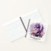 *~* AP85 Law Attractie Schattigee Baby Dragon Flor Notitieboek (Binnen)