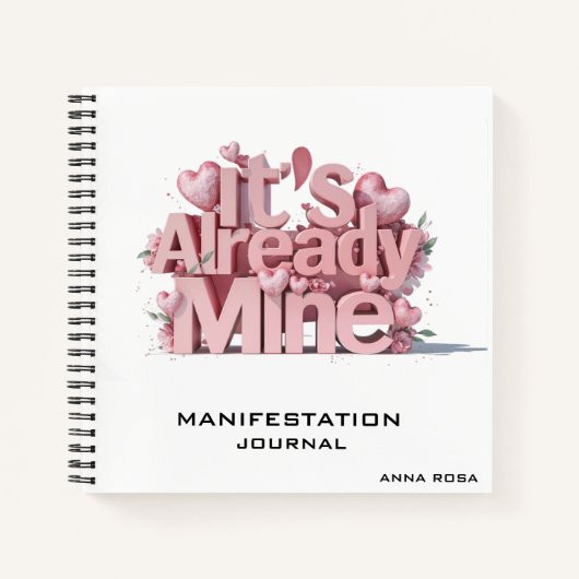 *~* AP85 Wet Attractie Manifestatie Harten Notitieboek (Voorkant)