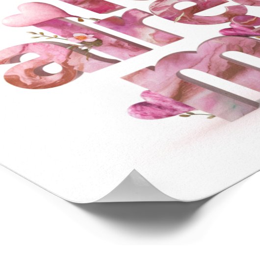 *~* Ap85 Wet van Aantrekking Manifesteren Schattig Poster (Hoek)