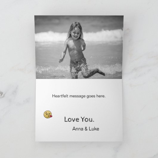 *~* AP86 Beste DaD ooit Foto Vaderdag Kaart (Binnen)