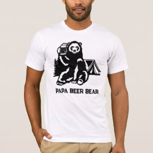 *~* AP86 Camping PAPA Bier Beer Vaderdag T-shirt