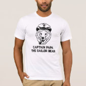 *~* AP86 CAPTAIN PAPA SAILOR BEER Vaderdag T-shirt (Voorkant)