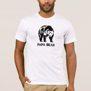 *~* AP86 Het taaie Kijken Papa-BEER Vaderdag T-shirt