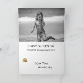 *~* AP86 IK HOU VAN JE PAPA Vaderdag Kaart (Binnen)