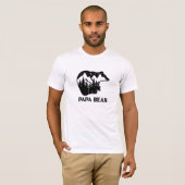 *~* AP86 PAPA BEER Cub Moon Pines Vaderdag T-shirt (Voorkant volledig)