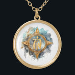 *~*AP87 Nordic Artsy RUNE VIKING Geïnspireerd Oude Goud Vergulden Ketting<br><div class="desc">(Zoek AP87 voor dingen Viking of AP40 voor soortgelijke items ) - KETTING . Het afbeelding is groot dus voel je vrij om OVER te dragen naar elk ZAZZLE PRODUCT dat u kiest. SIERADEN MET INTENTIE (R) - creëer uw eigen intentie. Gebruik deze coole kunstzinnige, artistieke, moderne en toch ,...</div>