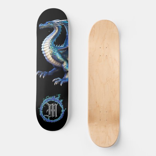*~* AP88 Elementaire Metallic Dragon Fire Persoonlijk Skateboard (Voorkant)