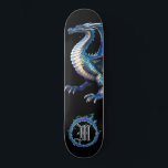 *~* AP88 Elementaire Metallic Dragon Fire Persoonlijk Skateboard<br><div class="desc">(Zoek code AP88 om vergelijkbare items te vinden ) Gemakkelijk overzetten naar andere Zazzle producten. Elemental Element DRAGON met RING of FIRE / FLAMES / FLAME en INITIAAL MONOGRAM voor jouw naam - Bewaar of bewerk of verwijder de tekst. Dit Fierce Populaire trending skateboard Chinese stijl custom pro Element Dragon...</div>