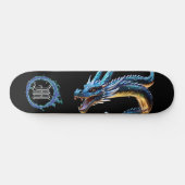 *~* AP88 Elemental Metallic Dragon Mouth Blue Persoonlijk Skateboard (Horizontaal)