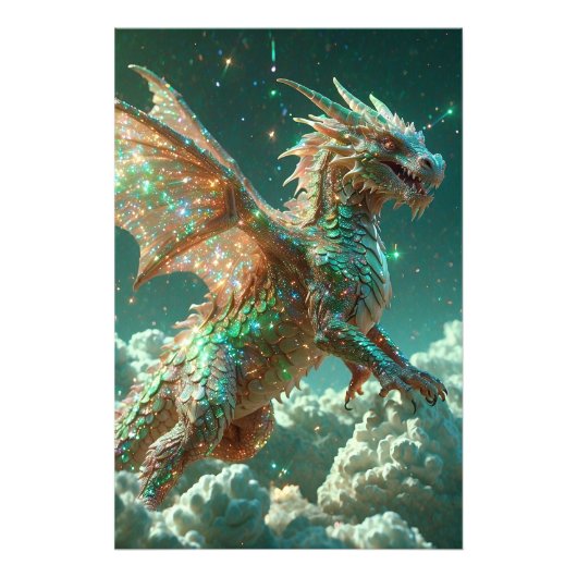 *~* AP88 Fantasy Dragon Wall Art Decor 28 Foto Afdruk (Voorkant)