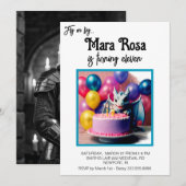 *~* AP88 FOTO Schattigee Baby Dragon Verjaardagsfe Kaart (Voorkant / Achterkant)