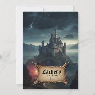 *~* AP88 Kastelen Middeleeuwse Fantasie Verjaardag Kaart