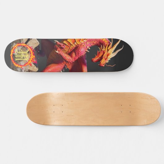 *~* AP88 Ring van Vuur Elementale Draak Fierce Persoonlijk Skateboard (Horizontaal)