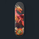 *~* AP88 Ring van Vuur Elementale Draak Fierce Persoonlijk Skateboard<br><div class="desc">(Zoek code AP88 om vergelijkbare items te vinden ) Gemakkelijk overzetten naar andere Zazzle producten. Elemental Element DRAGON met RING of FIRE / FLAMESS en INITIAAL MONOGRAM voor jouw naam - Bewaar of bewerk of verwijder de tekst. Dit Fierce Populaire trending skateboard Chinese stijl custom pro Element Dragon ontwerp is...</div>
