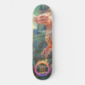 *~* AP88 Ring van Vuur Fierce Element Dragon Persoonlijk Skateboard (Voorkant)