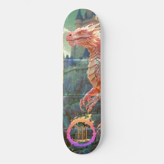 *~* AP88 Ring van Vuur Fierce Element Dragon Persoonlijk Skateboard (Voorkant)