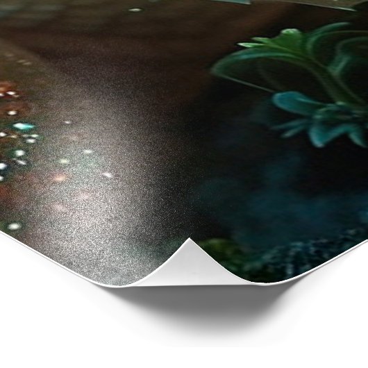 *~* AP88 Sparkling Fantasy Dragon Wall Art 23 Foto Afdruk (Hoek)