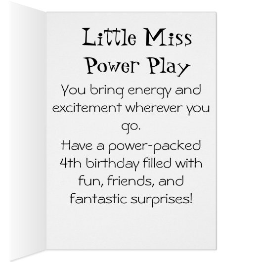 *~* AP94 18 Hockey Girl Player Cute Birthday Card (Binnen (Rechts))