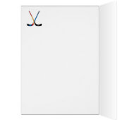 *~* AP94 1.7 Cute Hockey Girl Personalize Birthday (Binnen (Links))