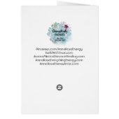 *~* AP94 21 Hockey Girl Player Cute Birthday Card (Achterkant)